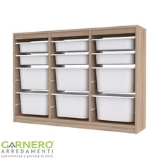 Cassettiera econonica garage cabina armadio ripostiglio 133x93 rovere CONCORDIA