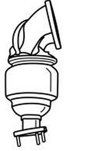 Catalizzatore per opel - cv,