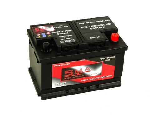 Batteria avviamento auto sma - batteria,
