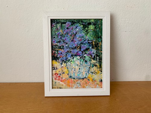 Quadro olio tela fiori - quadro, su