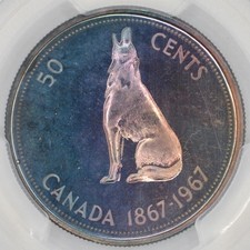 Medaglia Canada mezzo dollaro