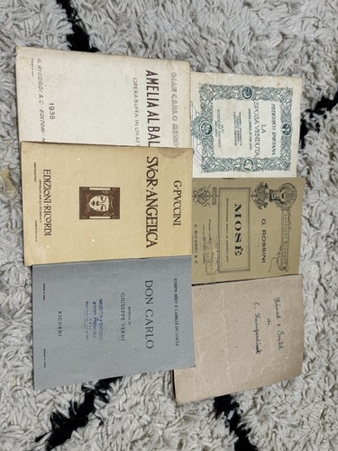 Libretti opera lotto usati - 6, d'opera