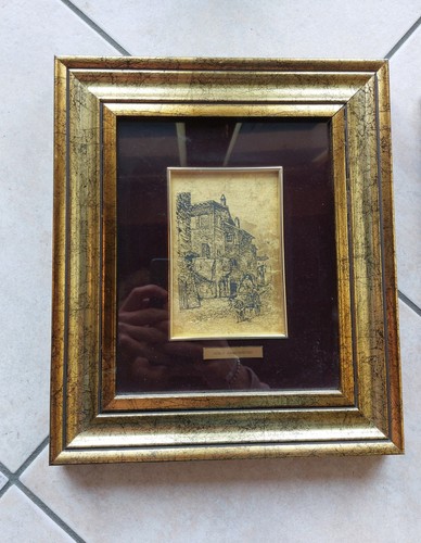 Quadro argento decorato mano - quadro,