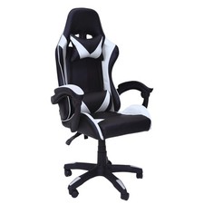 Sedia Gaming Poltrona 5 Ruote Ufficio Casa Reclinabile Cuscino Lombare e Testa B