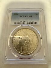 MS64 GRADED PCGS 1886 Morgan Silver Dollar