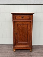 Antico Comodino Dei Primi ‘900 In Noce E Piano In Marmo