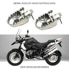 Twistable Wide Front Foot Pegs