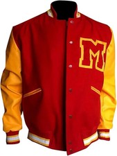 Bomber baseball M logo rosso