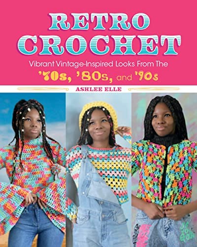 Retro crochet vibrant - retro,