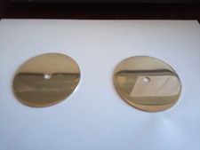 BERTOCCI  RICAMBIO  PLACCA TONDA ROTONDA PORTASCOPINO CROMO SENZA GUARNIZIONE