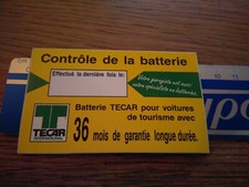 ADESIVO VINTAGE STICKER KLEBER tecar 