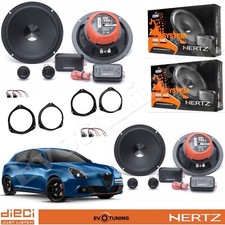 Kit 8 Casse Altoparlanti HERTZ Anteriori e Posteriori per Alfa Giulietta