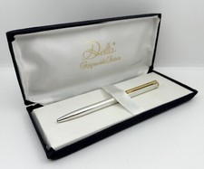 Penna a sfera sottile Delta vintage in argento sterling 925