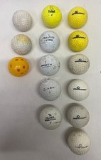 Lotto di 14 palline da golf miste sport attrezzatura accessori collezionismo