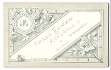 Fotografia Frans Edman