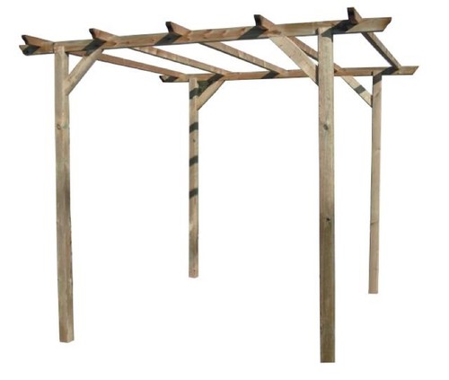 Gazebo pergola pino - in,