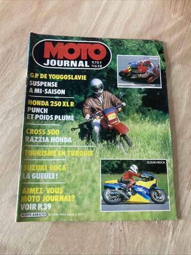 Moto journal 658 1984 - journal, n°