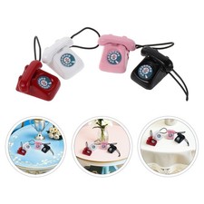 4 Pezzi Mini Telefono Vintage