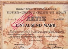 Serie E, BANCA DI CREDITO TERRA RENANA-VESTFALIA A COLONIA