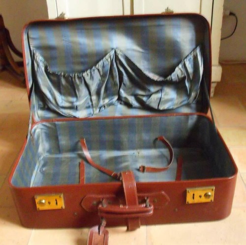 Valigia pelle originale anni - pelle,