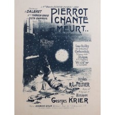 KRIER Georges Pierrot chante et meurt Chant Piano