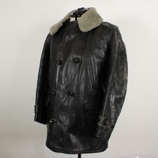 Cappotto moto drover pelle