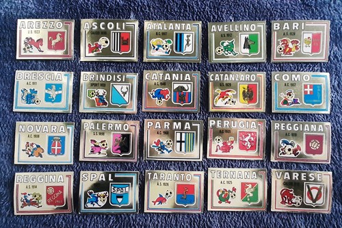 Set completo scudetti - 20,