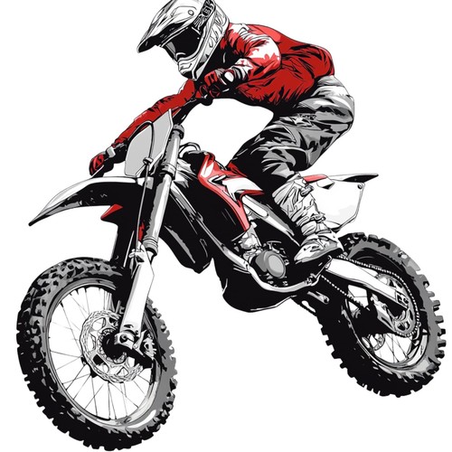 Adesivi dirt bike motocross - adesivi,