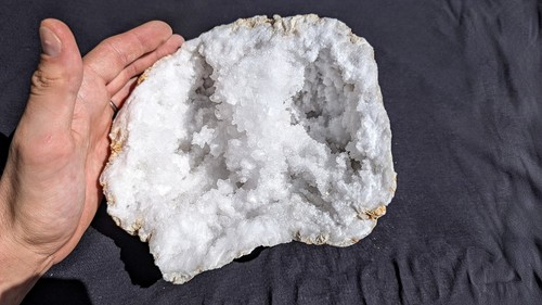Quarzo ialino geode altezza - quarzo,