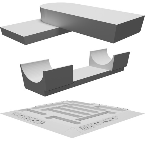 Supporto espositore universale - supporto,