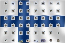 Monete 2€ EURO COMMEMORATIVI Finlandia FDC Circolate Proof  Da Collezione Entra