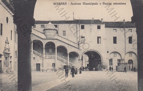 Cartolina ferrara scalone - cartolina, *24