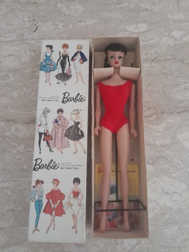 1964 barbie ponytail brunette - 1964,