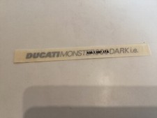 Adesivo Ducati nero 43610971TA