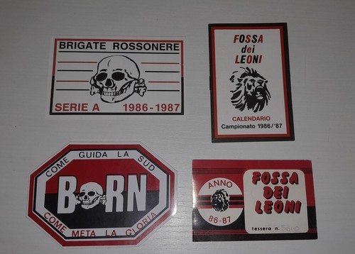 Adesivi ultras milan tessera - ultras,