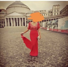 Vestito cerimonia donna lungo a sirena