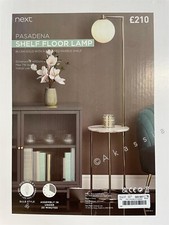 Lampada da terra con mensola