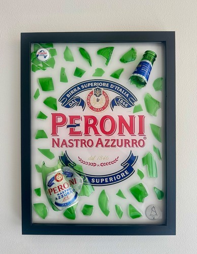 Quadro birra peroni nastro