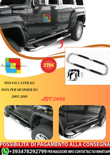 Art 5446 pedane laterali inox - art.5446,