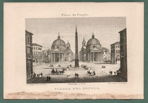 Incisione antica roma piazza - antica,