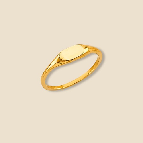 Anello con sigillo oro - anello,