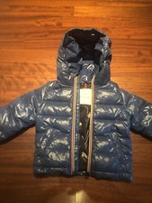 piumino moncler bimbo blu 18/24 mesi