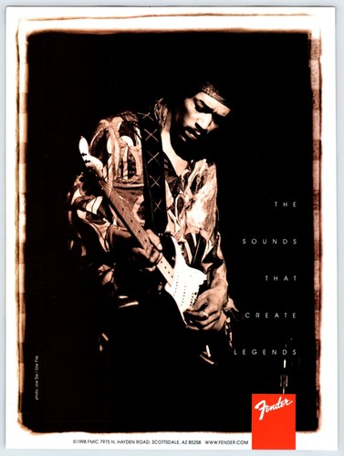 Pubblicità chitarra jimi - pubblicità,