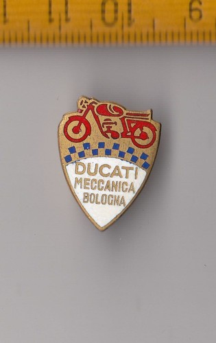 Vintage enamel ducati - vintage,