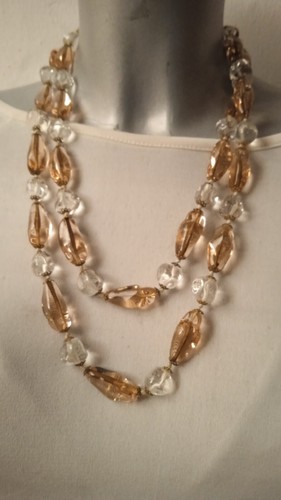 Lunga collana vetro di - in,