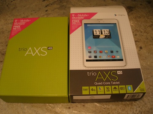 Trio axs quad core tablet - axs, 4g