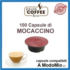 100 capsule cialde di MOCACCINO compatibili Lavazza A MODO MIO