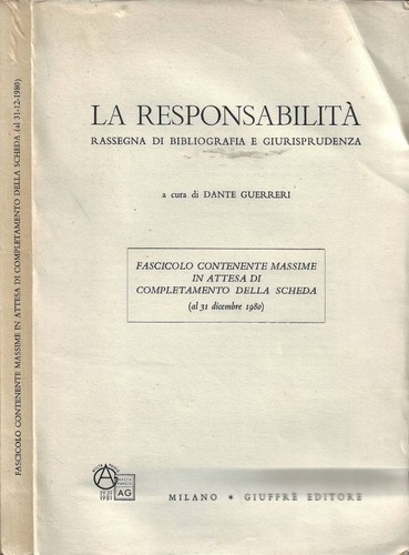 Responsabilità rassegna - la, responsabilità.