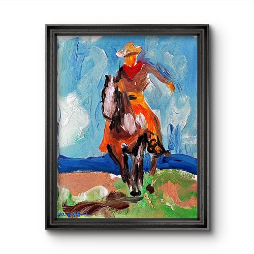 Quadro astratto espressionista