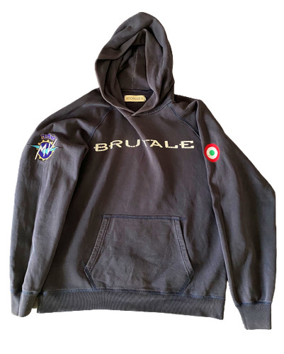 Felpa agusta brutale blu tg - mv,